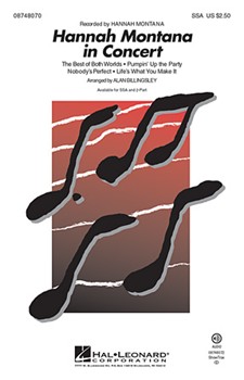 Hannah Montana In Concert by - Billingsley Alan - Hannah Montana for 2-Part