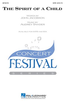 Spirit Of A Child by Snyder Audrey - Jacobson John - for SATB