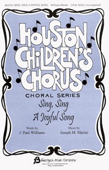 Sing Sing A Joyful Song by Martin Joseph M for 2-Part
