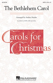 Bethlehem Carol by - Snyder Audrey - for SATB
