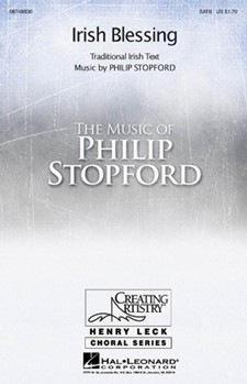 Irish Blessing by Stopford Philip W J for SATB and Piano