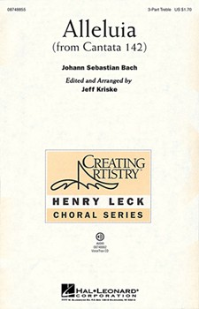 Alleluia From Cantata 142 by Bach Johann Sebastian - Kriske Jeff - for SSA