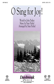O Sing For Joy by Pethel Stan for SATB