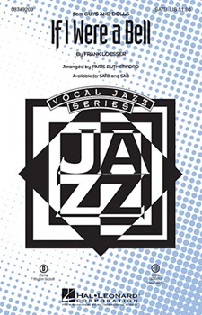 If I Were A Bell by Loesser Frank - Rutherford Paris - for SATB