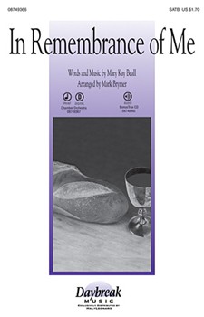 In Remembrance Of Me by Beall Mary Kay - Brymer Mark - for SATB