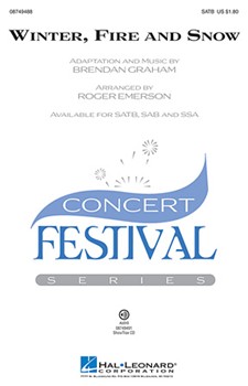 Winter Fire And Snow by Woods and Graham - Emerson Roger - for SATB