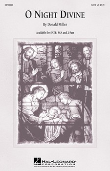 O Night Divine by Miller Donald - Miller Donald - for 2-Part