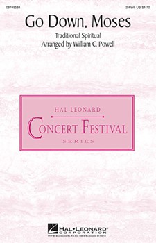 Go Down Moses by - Powell William - for 2-Part