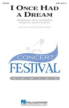 I Once Had A Dream by Purifoy and Jacobson for SAB and Piano