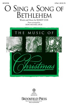 O Sing A Song Of Bethlehem by Cox Randy - Dicie Don - for 2-Part