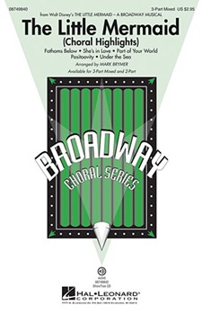 Little Mermaid Choral Highlights by Menken Alan - Brymer Mark - for 3-Part Mixed