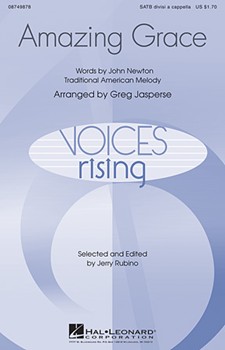 Amazing Grace by - Jasperse Greg - for SATB divisi a cappella