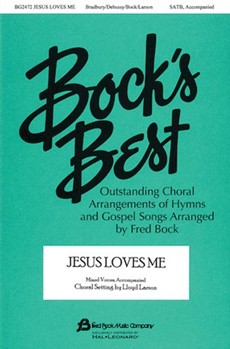 Jesus Loves Me W/clair De Lune by Bradbury William B - Bock and Larson - for 2-Part