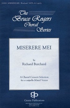 Miserere Mei by Burchard Richard for SATB a cappella