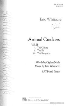 Animal Crackers Volume II by Whitacre Eric for SATB (Vol Ii)