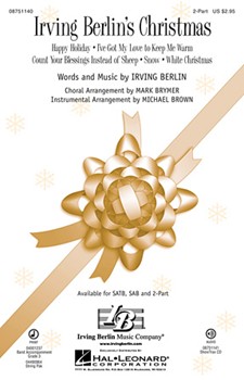 Irving Berlin's Christmas by Berlin Irving - Brymer and Brown - for 2-Part