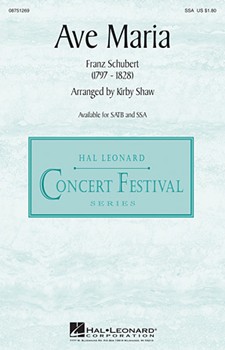 Ave Maria by Schubert Franz - Shaw Kirby - for SSA