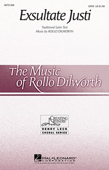 Exsultate Justi by Dilworth Rollo for SA and Piano