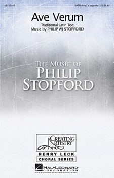 Ave Verum by Stopford Philip W J for SATB