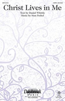 Christ Lives In Me by Pethel Stan for SATB