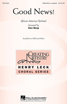 Good News by African-American Spiritual - Berg Ken - for SSAA (African-American Spi)