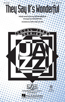 They Say It's Wonderful by Berlin Irving - Brymer Mark - for Accompaniment CD