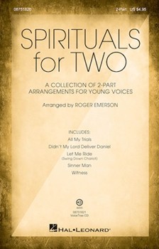 Spirituals For Two by - Emerson Roger - for 2-Part