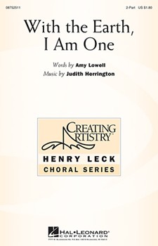 With The Earth I Am One by Herrington Judith for 2-Part