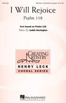 I Will Rejoice by Herrington Judith for SSA a cappella (Ssa/ssa Or Ssa/satb)