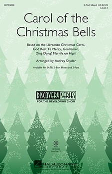 Carol Of The Christmas Bells by - Snyder Audrey - for 3-Part Mixed