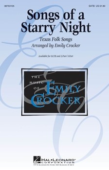 Songs Of A Starry Night by Texas Folk Songs - Crocker Emily - for SATB