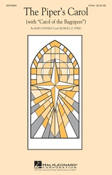 Piper's Carol W/carol Of The Bagpipers by Strid George L O for 2-Part