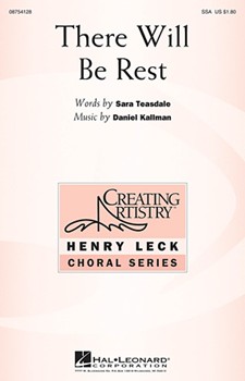 There Will Be Rest by Kallman Daniel for SSA