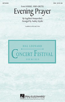 Evening Prayer (From Hansel & Gretel) by Humperdinck Engelbert - Snyder Audrey - for SSA