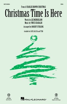 Christmas Time Is Here by Guaraldi Vince - Robert Sterling - for SSA