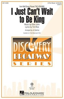 I Just Can't Wait To Be King by John Elton - Gallina Jill - for Accompaniment CD