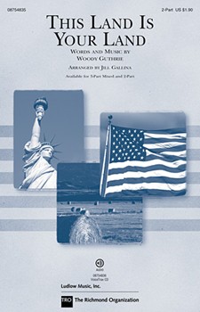 This Land Is Your Land by Guthrie Woody - Gallina Jill - for 2-Part