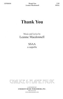 Thank You by MacDonell Leanne for SSAA