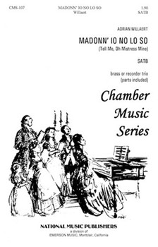 Madonn' Io Non Lo So by for SATB