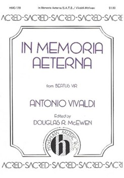 In Memoria Aeterna by Vivaldi Antonio Lucio - McEwen D - for SATB
