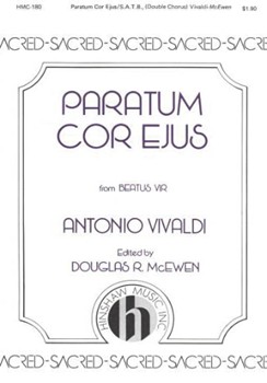 Paratum Cor Ejus by Vivaldi Antonio Lucio - McEwen D - for SATB
