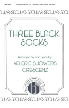 3 Black Socks by Crescenz Valerie Showers - Crescenz Valerie - for Unison