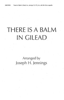 There Is A Balm In Gilead by - Jennings Joseph - for SATB (African-american Spi)