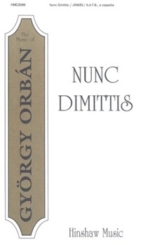 Nunc Dimittis by Orban Gyorgy for SATB