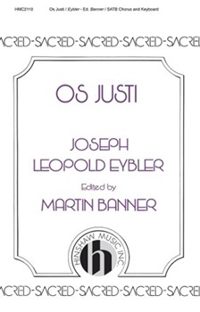Os Justi by Eybler Joseph - Banner Martin - for SATB
