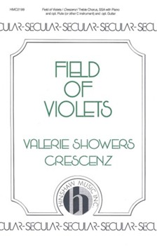 Field Of Violets by Crescenz Valerie Showers for SSA