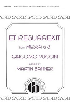 Et Resurrexit by Puccini Giacomo - Banner Martin - for SSA