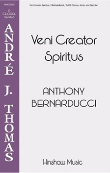 Veni Creator Spiritus by Bernarducci Anthony for SATB and Percussion