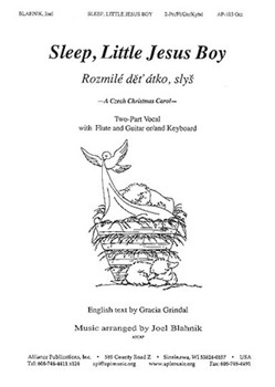 Sleep Little Jesus Boy - Sa-pno-fl-gtr - Oct by for