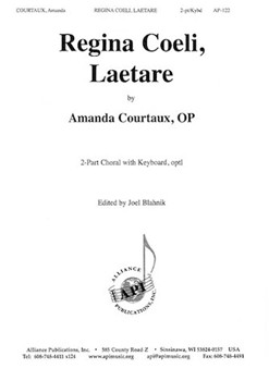Regina Coeli Laetare by Courtaux Amanda - Blahnik Joel - for 2-Part